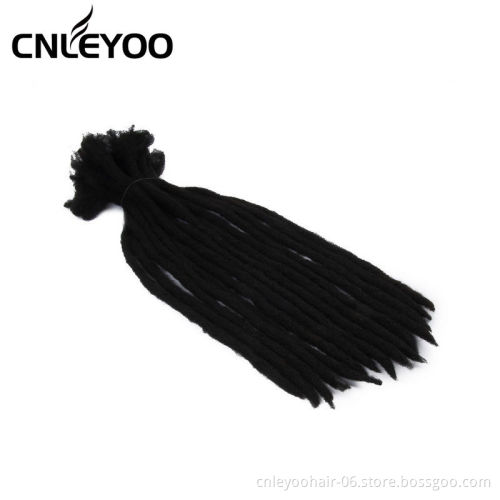 Wholesale 15 Roots Soft Dread Lock 24 inch Ombre Dread Lock Long Handmade Dread Lock Extension For Men Women Kids